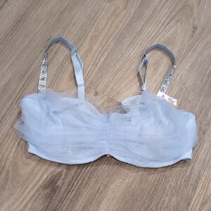 Victoria's Secret Light Blue Sheer Bra
